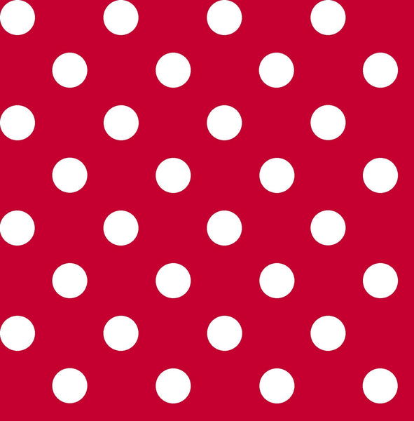 CLEARANCE Dots and Stripes and More Medium Dot 28893 R Red - QT Fabrics - Polka Dots Dotted - Quilting Cotton Fabric