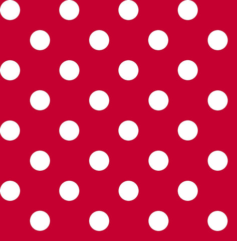 CLEARANCE Dots and Stripes and More Medium Dot 28893 R Red - QT Fabrics - Polka Dots Dotted - Quilting Cotton Fabric