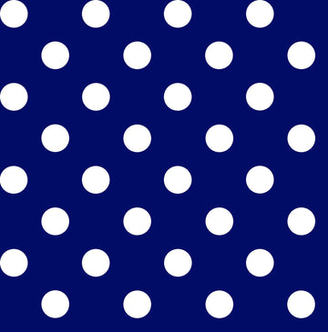 CLEARANCE Dots and Stripes and More Medium Dot 28893 N Navy - QT Fabrics - Polka Dots Dotted - Quilting Cotton Fabric
