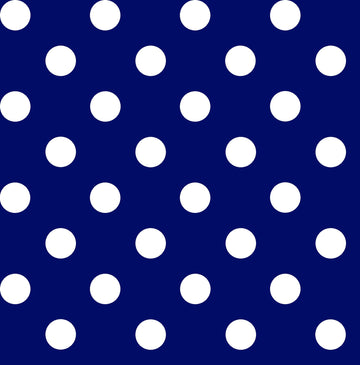 28" End of Bolt - CLEARANCE Dots and Stripes and More Medium Dot 28893 N Navy - QT Fabrics - Polka Dots Dotted - Quilting Cotton Fabric