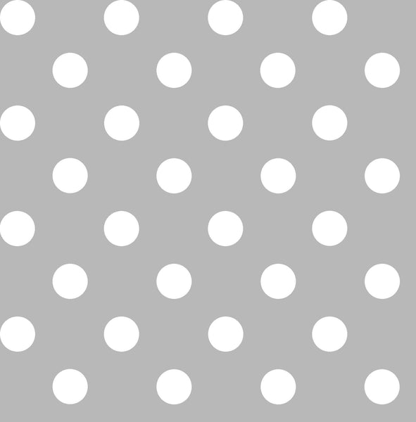 CLEARANCE Dots and Stripes and More Medium Dot 28893 K Gray - QT Fabrics - Polka Dots Dotted - Quilting Cotton Fabric