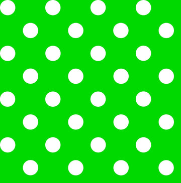 12" End of Bolt - SALE Dots and Stripes and More Brights Medium Dot 28893 G Green - QT Fabrics - Polka Dots Dotted - Quilting Cotton Fabric