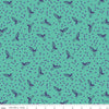 Image of the Botanic Blast Hummingbirds Vivid quilting cotton fabric by Sew Yeah Quilting for Riley Blake Designs. Features scattered blossoms and hummingbirds on a green blue background.
Cute Little Fabric Shop