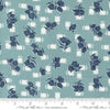 Image of the Rosemary Cottage Tulips Sky quilting cotton fabric by Moda Fabrics. Features small tulips on a teal blue background.
Cute Little Fabric Shop