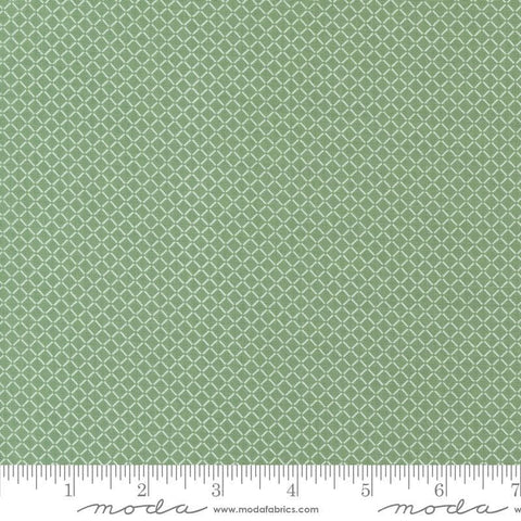 Image of the Rosemary Cottage Check Rosemary quilting cotton fabric by Moda Fabrics. Features diagonal plaid stripes on a green background.
Cute Little Fabric Shop