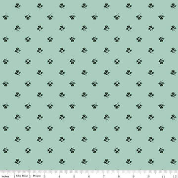 Porch Swing Tiny Flowers C14056 Mint - Riley Blake Designs - Floral - Quilting Cotton Fabric