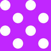CLEARANCE Dots and Stripes and More Brights Large Dot 28894 V Purple - QT Fabrics - Polka Dots Dotted - Quilting Cotton Fabric