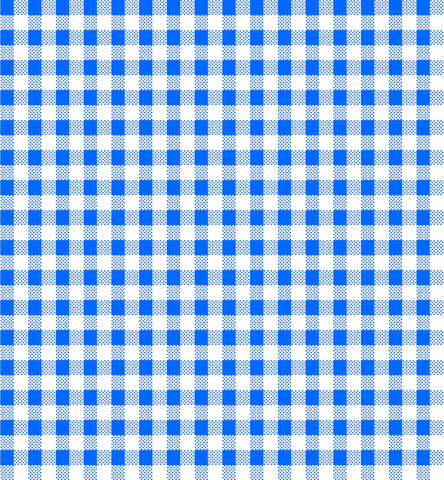 Dots and Stripes and More Brights PRINTED Mini Gingham 28895 B Blue White - QT Fabrics - Checks Checkered - Quilting Cotton Fabric