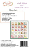 Image of the Mix & Match quilt pattern by A Quilting Life for Moda Fabrics. Features the fabric requirements to make the quilt.
Cute Little Fabric Shop