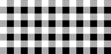 SALE Dots and Stripes and More PRINTED Medium Gingham 28896 J Black White - QT Fabrics - Check Checks Checkered - Quilting Cotton Fabric