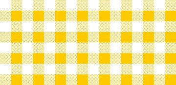 CLEARANCE Dots and Stripes and More Brights PRINTED Medium Gingham 28896 S Yellow White - QT Fabrics - Checks - Quilting Cotton Fabric