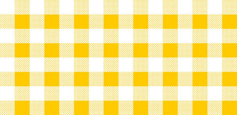 Dots and Stripes and More Brights PRINTED Medium Gingham 28896 S Yellow White - QT Fabrics - Checks Checkered - Quilting Cotton Fabric