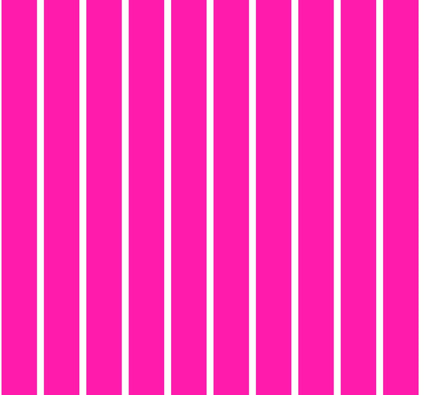 Dots and Stripes and More Brights Spaced Stripe 28897 P Pink White - QT Fabrics - Stripes Striped - Quilting Cotton Fabric