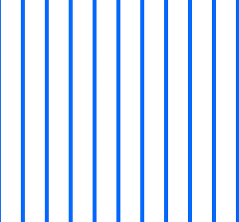 Dots and Stripes and More Brights Spaced Stripe 28897 ZB Blue White - QT Fabrics - Stripes Striped - Quilting Cotton Fabric