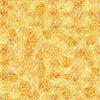 32" End of Bolt - DEAL Queen Bee Honeycomb Blender 30488 Butter S - by QT Fabrics - Honey Floral Flowers - Quilting Cotton Fabric