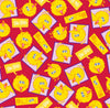 CLEARANCE Sesame Street Big Bird Head Toss 27546 Red - QT Fabrics - Quilting Cotton Fabric