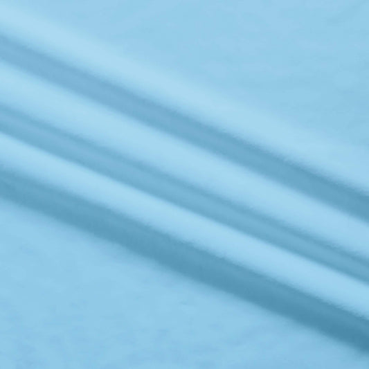 DEAL Silky MINKY Solid 60" Wide Width 7580 Blue Bell - QT Fabrics - Low Stretch Low Fluff - 100% Polyester