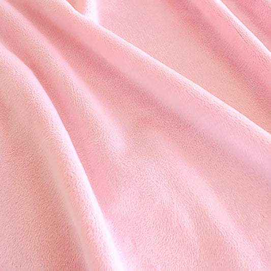 DEAL Silky MINKY Solid Extra Wide 90" Blush Pink - QT Fabrics - 100% Polyester