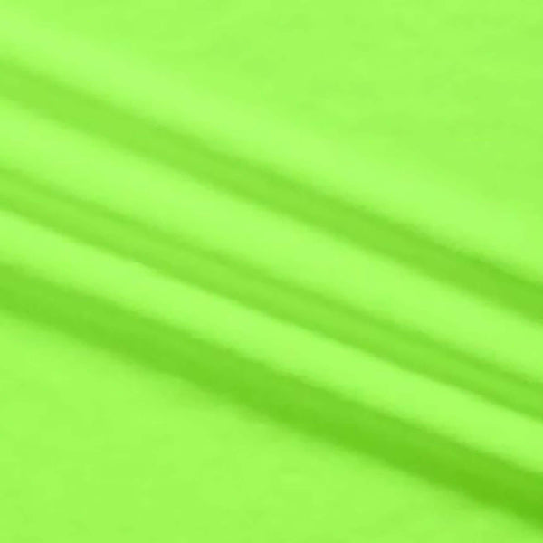 SALE Silky MINKY Solid 60" Wide Width 7580 Bright Lime - QT Fabrics - Low Stretch Low Fluff - 100% Polyester