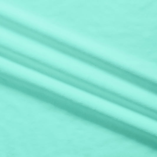 DEAL Silky MINKY Solid 60" Wide Width 7580 Robin's Egg - QT Fabrics - Low Stretch Low Fluff - 100% Polyester