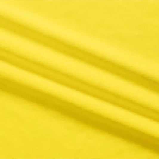 DEAL Silky MINKY Solid 60" Wide Width 7580 Bright Yellow - QT Fabrics - Low Stretch Low Fluff - 100% Polyester