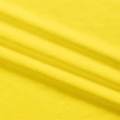 SALE Silky MINKY Solid 60" Wide Width 7580 Bright Yellow - QT Fabrics - Low Stretch Low Fluff - 100% Polyester