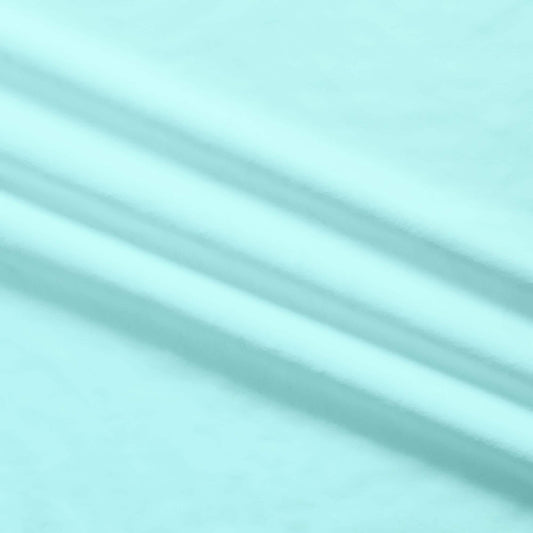 DEAL Silky MINKY Solid 60" Wide Width 7580 Aquamarine - QT Fabrics - Low Stretch Low Fluff - 100% Polyester