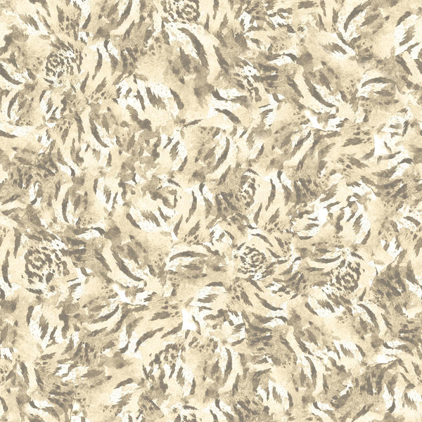 Eye of the Tiger Skin 30477 Cream E - by QT Fabrics - Quilting Cotton Fabric