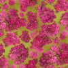 SALE Mystical Unicorn Spaced Floral 30613 Green G - QT Fabrics - Blossoms Flowers Clusters - Quilting Cotton Fabric