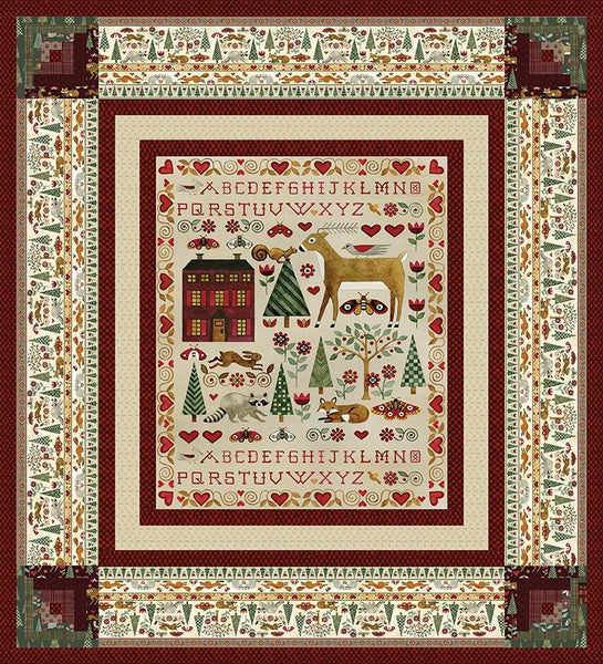 SALE For The Love Of Nature Boxed Panel Quilt Kit KT-11370 by Teresa Kogut - Riley Blake Designs - Pattern Fabric - Quilting Cotton Fabric