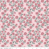 Image of the Buds & Butterflies Trailing Bliss Blush quilting cotton fabric by Cayla Naylor for Riley Blake Designs. Features flowers and vines on a light pink background. 
Cute Little Fabric Shop