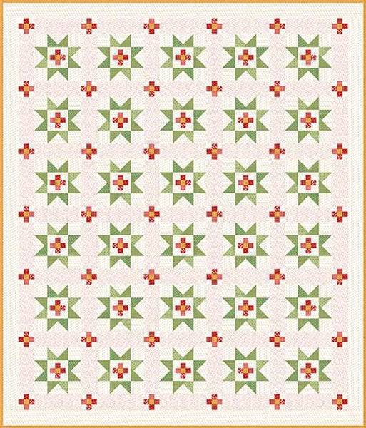 Image of the It&#39;s Sew Emma Prairie Home Book by Lori Holt for Riley Blake Designs. Features a cream and green star quilt.
Cute Little Fabric Shop