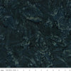 CLEARANCE Batiks Expressions Hand-Dyes BTHH162 Dark Turquoise 3 - Riley Blake - Hand-Dyed - Quilting Cotton Fabric