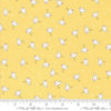 Image of the Shine Birdie Sun quilting cotton fabric by Sweetwater for Moda Fabrics. Features small birds on a light yellow background. 
Cute Little Fabric Shop
