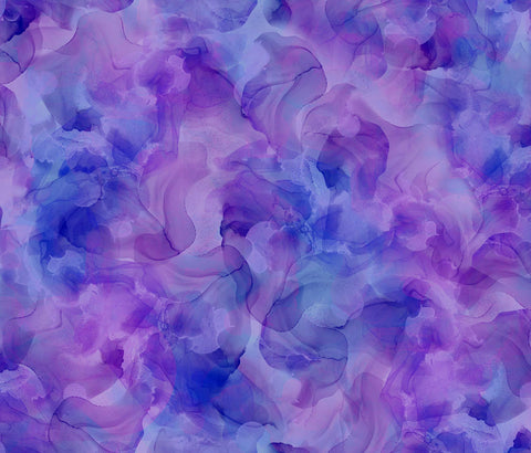 Aura Watercolor Blender 30198 Purple - QT Fabrics - Quilting Cotton Fabric