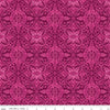 Poppies & Plumes Damask C14292 Wine - Riley Blake Designs - Damask Medallions - Quilting Cotton Fabric