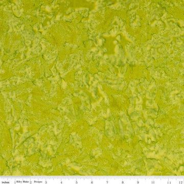 SALE Batiks Expressions Hand-Dyes BTHH149 Lime - Riley Blake Designs - Hand-Dyed Print - Quilting Cotton Fabric