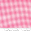 Image of the Shine Checks Lollipop quilting cotton fabric by Sweetwater for Moda Fabrics. Features a bright pink printed gingham fabric. 
Cute Little Fabric Shop