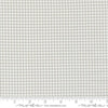 Image of the Shine Checks Stormy quilting cotton fabric by Sweetwater for Moda Fabrics. Features a light gray printed gingham fabric. 
Cute Little Fabric Shop