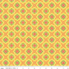 SALE Market Street Tiles C14124 Yellow - Riley Blake Designs - Geometric Floral - Quilting Cotton Fabric