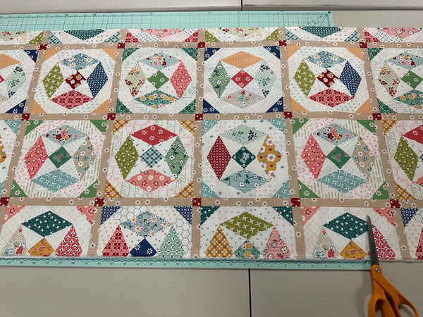 SALE Bee Vintage Cheater Print CH13091 by Riley Blake Designs - PRINTED Quilt Blocks - Lori Holt - Quilting Cotton Fabric