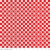 Image of the Sweetheart Checks Red quilting cotton fabric by My Minds Eye for Riley Blake Designs. Features heart checkerboard patterns on a red background.
Cute Little Fabric Shop