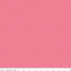 Image of the Sweetheart Dots Hot Pink quilting cotton fabric by My Minds Eye for Riley Blake Designs. Features small hearts and dots on a pink background.
Cute Little Fabric Shop