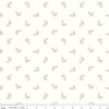 Image of the Hush Hush 4 Branch Out quilting cotton fabric by Riley Blake Designs. Features sprigs of leaves on a white background. 
Cute Little Fabric Shop