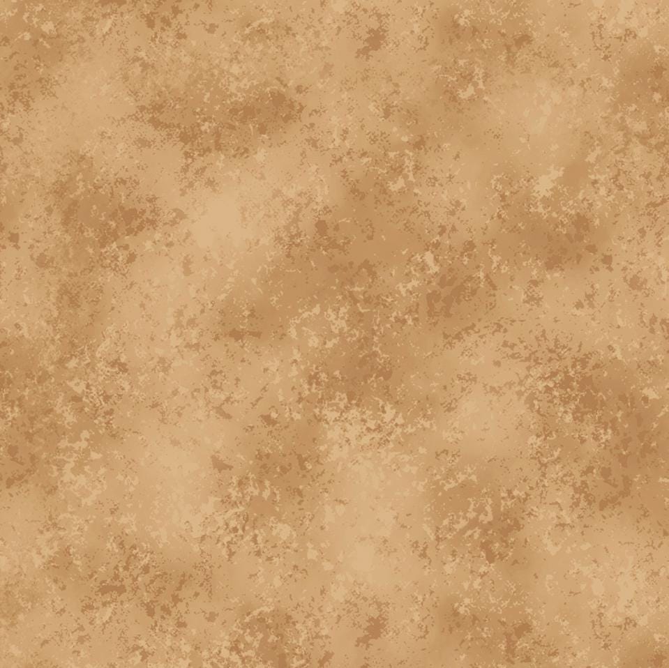 Image of the Rapture Blender Honey quilting cotton fabric by QT Fabrics. Features a textured tonal pattern on a  tan brown background. 
Cute Little Fabric Shop