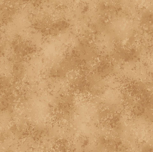 Image of the Rapture Blender Honey quilting cotton fabric by QT Fabrics. Features a textured tonal pattern on a  tan brown background. 
Cute Little Fabric Shop