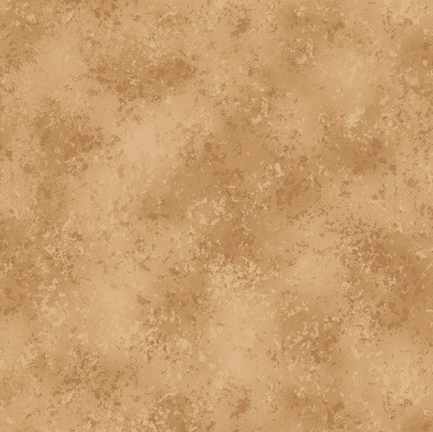 Image of the Rapture Blender Honey quilting cotton fabric by QT Fabrics. Features a textured tonal pattern on a  tan brown background. 
Cute Little Fabric Shop