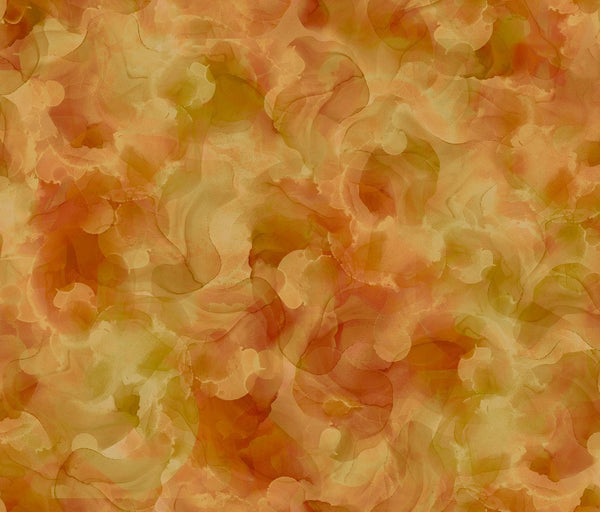 Aura Watercolor Blender 30198 Amber - QT Fabrics - Quilting Cotton Fabric