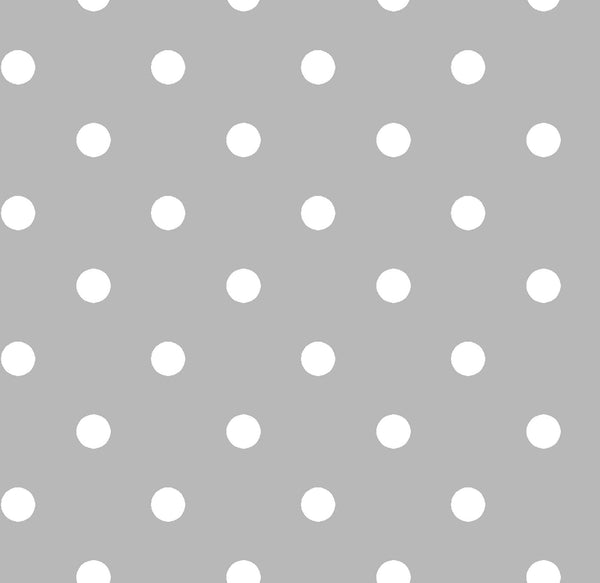 SALE Dots and Stripes and More Small Dot 28892 K Gray - QT Fabrics - Polka Dots Dotted - Quilting Cotton Fabric