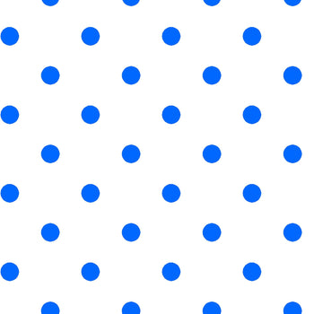 Fat Quarter End of Bolt -CLEARANCE Dots and Stripes and More Brights Small Dot 28892 ZB Blue on White- QT -Polka Dots Dotted-Quilting Cotton